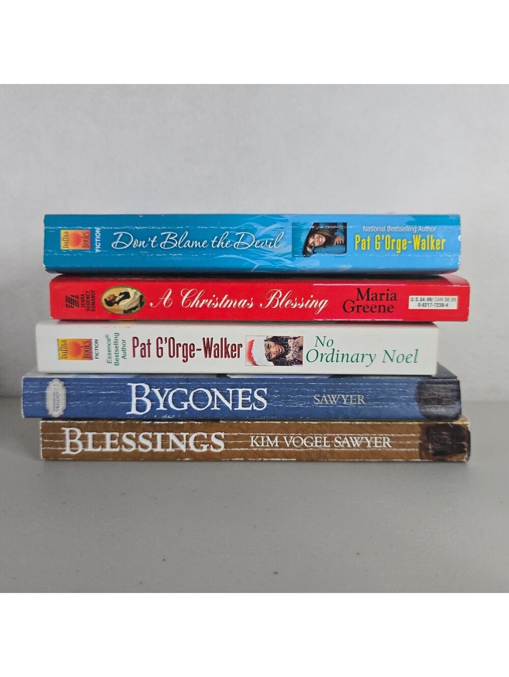 Christian Romance & Women's Inspirational Fiction Book Lot Christmas Blessings